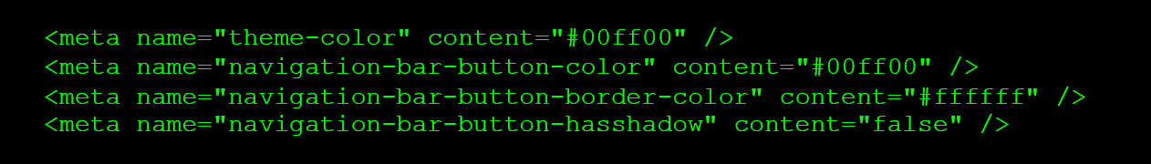 htmlmetatagsthemecolorcalculator